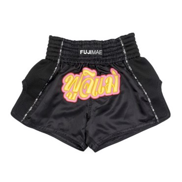 FUJIMAE PROWEAR THAI SHORTS -black/pink